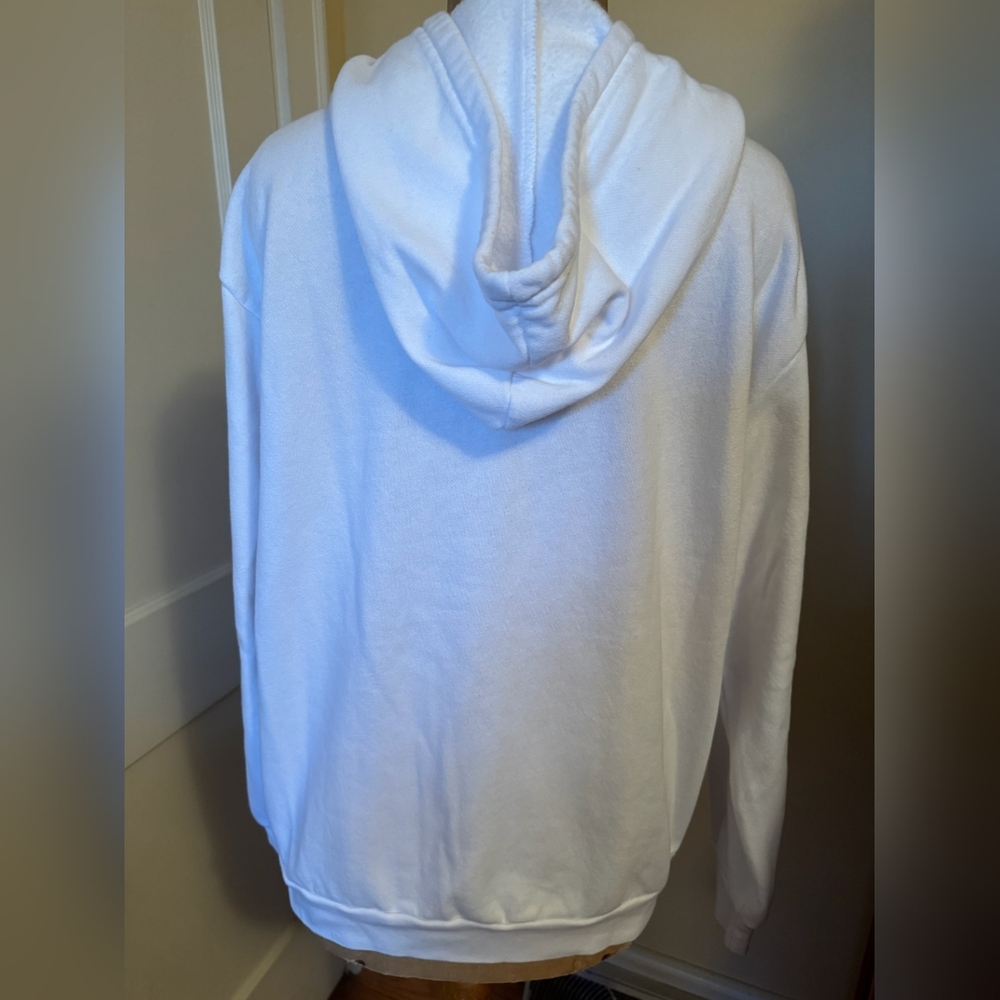 Snoopy & Woodstock Floral and White Hoodie Sweatshirt - Picture 3 of 7